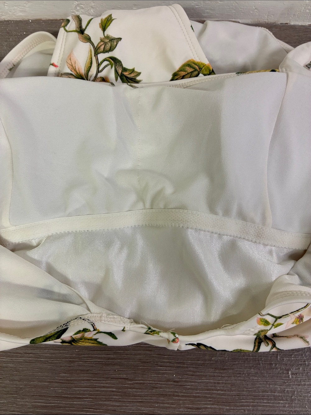 Shade & Shore cream Floral One-Piece Swimsuit - Picture 6 of 10